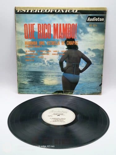 Disco Lp Que Rico Mambo! Marimba Orq. Estrella De Chiapas Estándar
