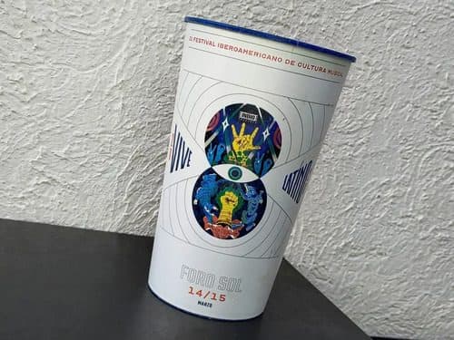 Vaso Promocional Vive Latino 2020 Indio Foro Sol Marzo