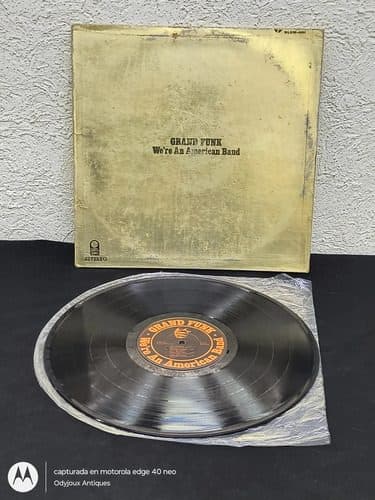 Disco Lp Vinilo Grand Funk - We're An American Band 1973 Mx Estándar