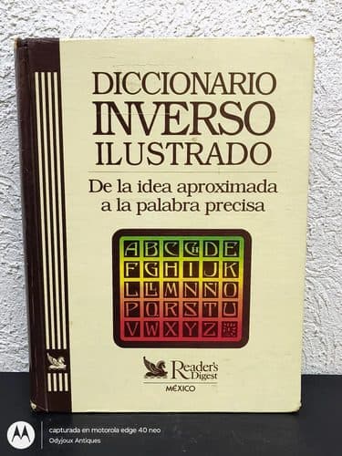 Diccionario Inverso Ilustrado Reader's Digest México 1992