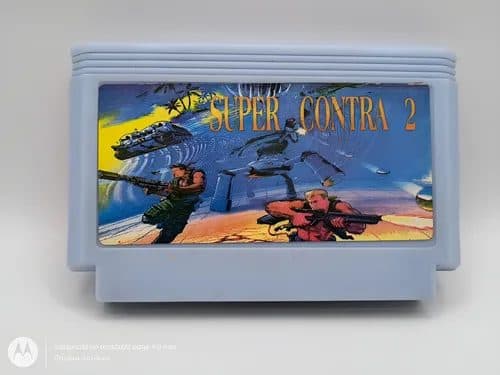 Cartucho Super Contra 2 Para Family Famicom No Sirve Reparar — Gaming vintage, años 90s