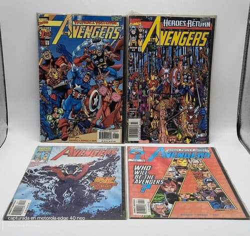 Cómics Héroes Return The Avengers Cap.1-4 Inglés 1998 Marvel