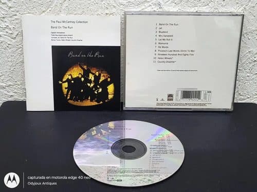 Cd The Paul Mccartney Collection - Band On The Run Emi 1993 Estándar