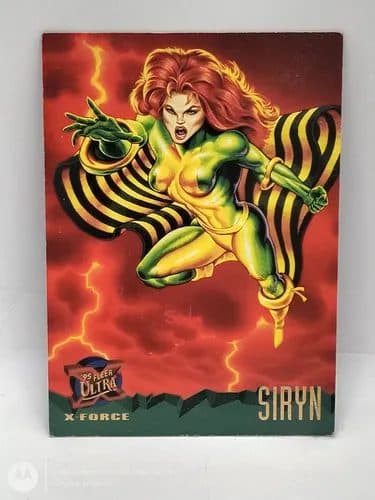 Tarjeta Fleer Ultra X-force #118 Siryn Marvel Comics 1995 — Coleccionables vintage, años 90s