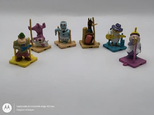 Lote Figuras Toons Rock Hanna Barbera Sonrics 6-pack Vintage — Coleccionables vintage
