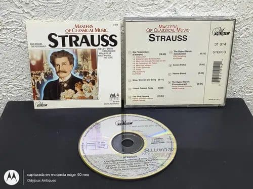 Cd Masters Of Classical Music Vol.4: Johann Strauss Usa 90's