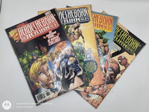 Comics Heroes Reborn The Return Marvel 1-4 Comp. En Inglés — Coleccionables vintage, años 90s