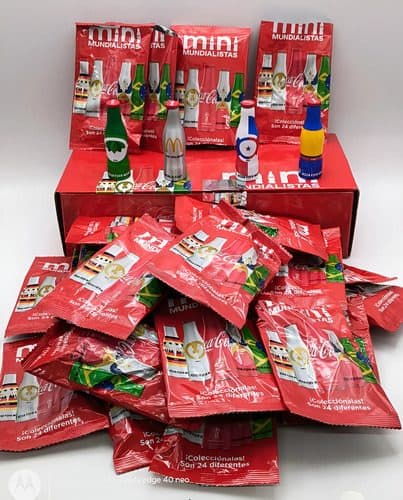 Mini Botellitas Mundialistas Coca Cola 2018 Caja Con 28pzas
