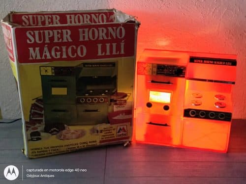 Super Horno Magico De Juguete Lili Ledy En Caja Vintage 70's Naranja