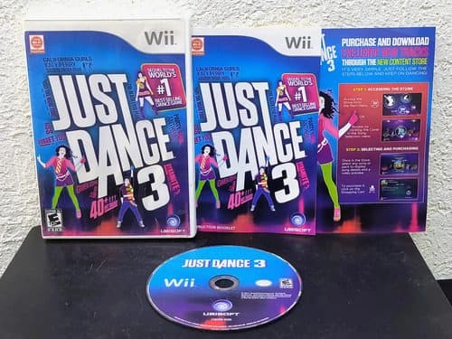 Just Dance 3 Nintendo Wii Ubisoft Completo Original — Gaming vintage, años NOW