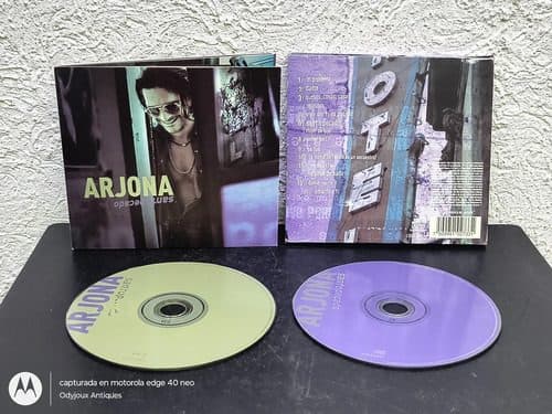 Cd Ricardo Arjona Santo Pecado 2002 Sony Music Cd + Vcd Pack Edición Limitada