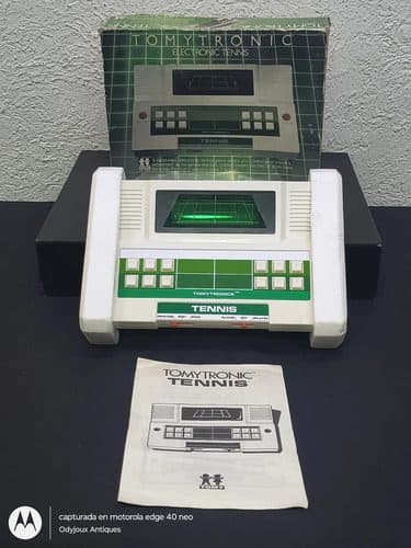 Videojuego Electrónico Tomytronic Tenis En Caja Vintage 80's