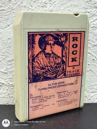 Elton John-tumbleweed Connection Cassette De 8 Pistas 70's