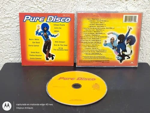 Cd Pure Disco 1-abba Thelma Barry White Varios Polygram 1996 Estándar