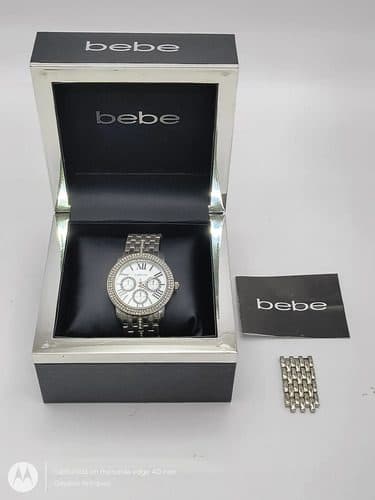 Reloj Bebe Mod. Beb50105ro Plateado Original Usado Plateado Blanco