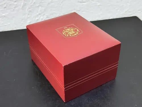 Caja/estuche Para Joyería Marca Majorica Vintage Original Rojo