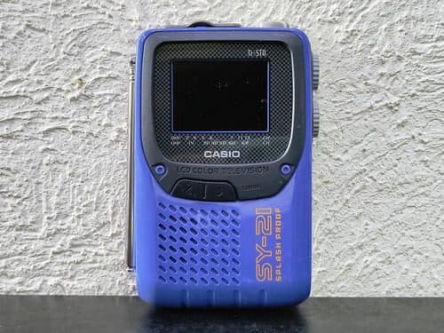 Television Lcd Portatil Casio Sy-21 2.3 Splash Proof Vintag