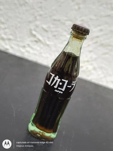 Mini Botella Vintage Coca Cola Japón 8cm Retro 90's — Coleccionables vintage, años 90s