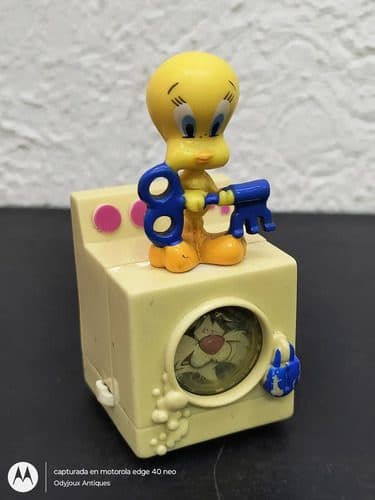 Figura Piolín Y Silvestre Lavadora Looney Tunes 1995 Vintage