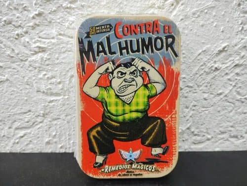Contra El Mal Humor Pastillero Metalico Remedios Mágicos — Coleccionables vintage, años NOW