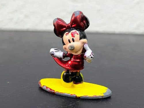 Figura Metálica Minnie Mouse Disney 4cm Original — Coleccionables vintage
