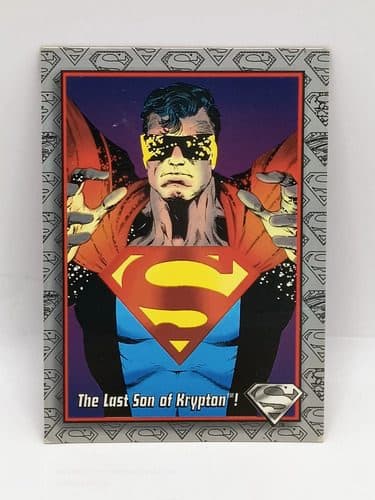 Tarjeta Superman The Last Son Of Krypton! #2 1993 Sky Box Dc — Coleccionables vintage, años 90s
