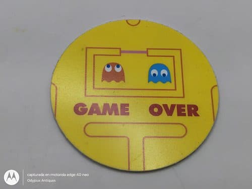 Tazo Pacman #66/100 Game Over 2020 Sabritas Retro Original