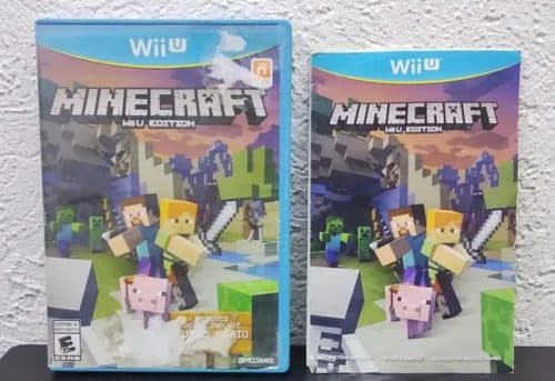 Minecraft Wii U Edition Nintendo Solo Caja Usado Original — Gaming vintage, años NOW
