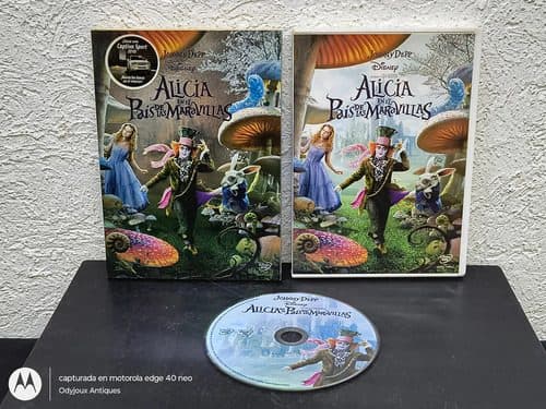 Dvd Alicia En El País De Las Maravillas Tim Burton 2010