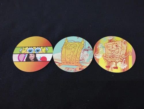 Mega Tazos Bob Esponja Nickelodeon 3-pack 2010 Original — Coleccionables vintage, años NOW