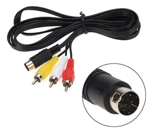 Cable Av Audio Y Video Para Sega Génesis Ii Y Iii 9 Pines