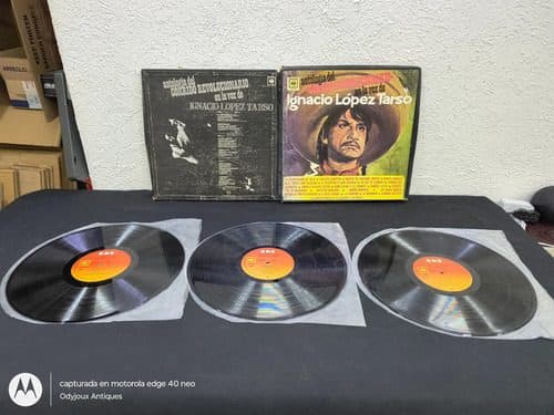 Disco Acetato Antología Corrido Revolucionario Ig. L. Tarso Edición Limitada — Audio vintage