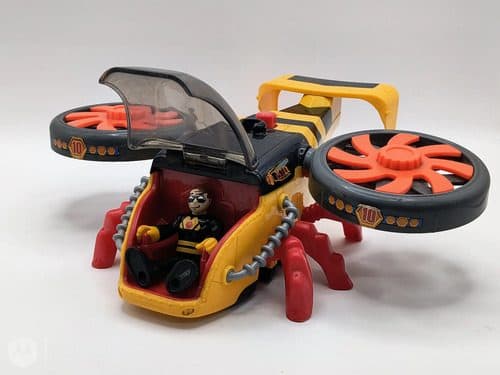 Juguete Helicóptero Imaginext Vespa Fisher Price Mattel 2011 Juguete Helicóptero Imaginext Vespa Fisher Price Mattel 2011 Amarillo