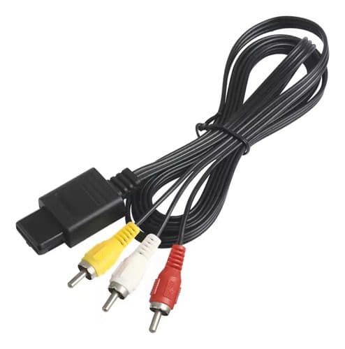 Cable Av Audio Y Video Rca Genérico Para Snes N64 Game Cube