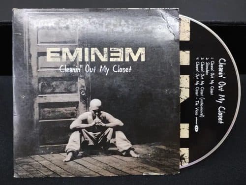 Cd Eminem Cleaning Out My Closet - Single 2002 Aftermath Usa Sencillo — Audio vintage, años NOW