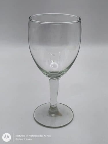 Copa Para Vino/agua De Cristal Liso Vintage 150ml Transparente