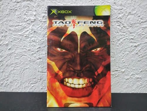 Tao Feng Fist Of The Lotus Para Xbox Clasico Solo Manual