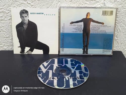 Cd Ricky Martin - Vuelve Sony Music 1998 México Original Estándar