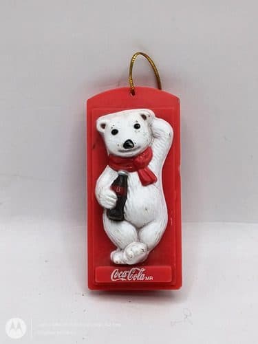 Tapa Vagón Del Tren Coca Cola 1998 Oso Rojo Original — Coleccionables vintage, años 90s