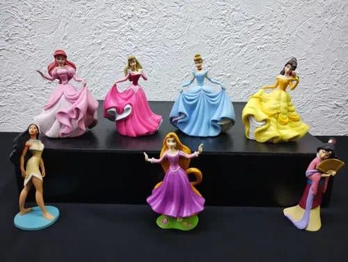 Set Princesas Disney De Coleccion 7-pack Vintage Original — Coleccionables vintage