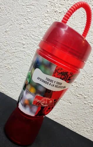 Cilindro Vaso Tapa Coca Cola Mundial Alemania 2006 Original Rojo