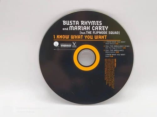 Cd Busta Rhymes And Mariah Carey I Know What You Want Single Edición Limitada — Audio vintage, años NOW