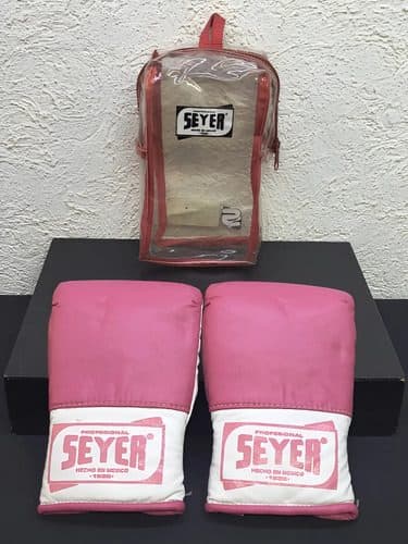 Guantes Para Box Seyer Principiante Chico Rosa Usados Chico Rosa — vintage México