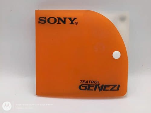 Estuche Porta Cd's Sony Genezi Plástico Para 10 Discos Orig Naranja — Coleccionables vintage, años 90s