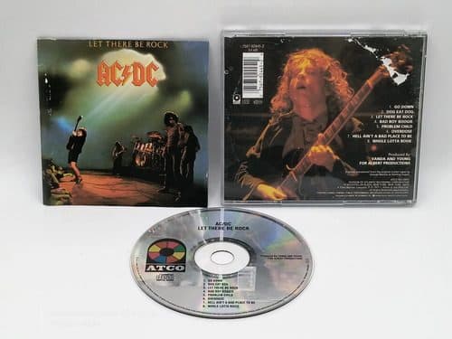 Cd Ac Dc Let There Be Rock 1977 Warner Music Made Alemania Edición Limitada
