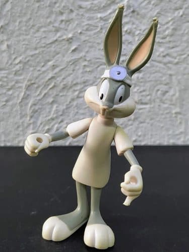Figura Bugs Bunny Doctor Looney Tunes 1997 Warner B. Vintage — Coleccionables vintage, años 90s