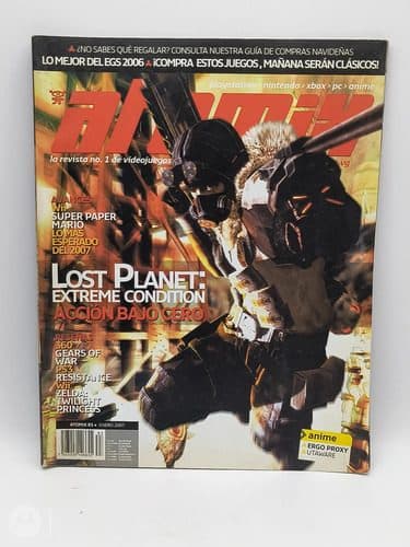 Revista Atomix No.83 Enero 2007 Lost Planet Extreme Condtion — Coleccionables vintage, años NOW