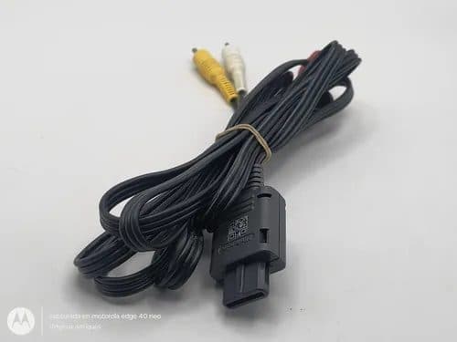Cable Av Audio Video Rca Para Snes Original No Sirve Reparar