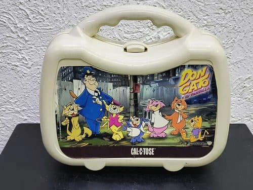 Lonchera Don Gato Y Su Pandilla Cal-c-tose 2010 Hanna Barber Beige Lonchera Don Gato Y Su Pandilla Cal-c-tose Año 2010 Hanna Barbera — Coleccionables vintage, años NOW
