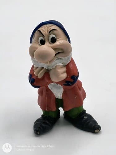 Figura Grumpy Gruñón Blanca Nieves Disney Comics Spain 80's